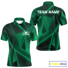 Load image into Gallery viewer, Green sports jersey with 'TEAM NAME' and 'Your Name' text on a white background, featuring the ChipteeAmz brand.