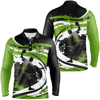 Custom Pickleball Shirts For Men, Men'S Pickleball Outfits Personalized Pickleball Gifts | Green IPHW6925