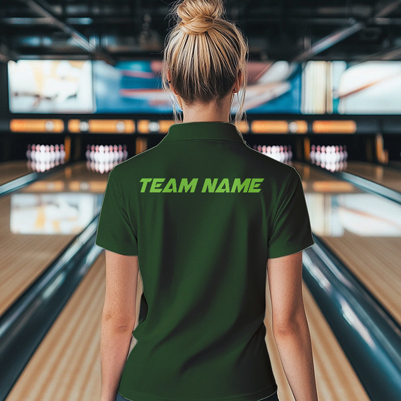 Funny Leprechaun And Beer Custom St Patricks Day Bowling Womens Quarter-Zip Shirts IPHW8382