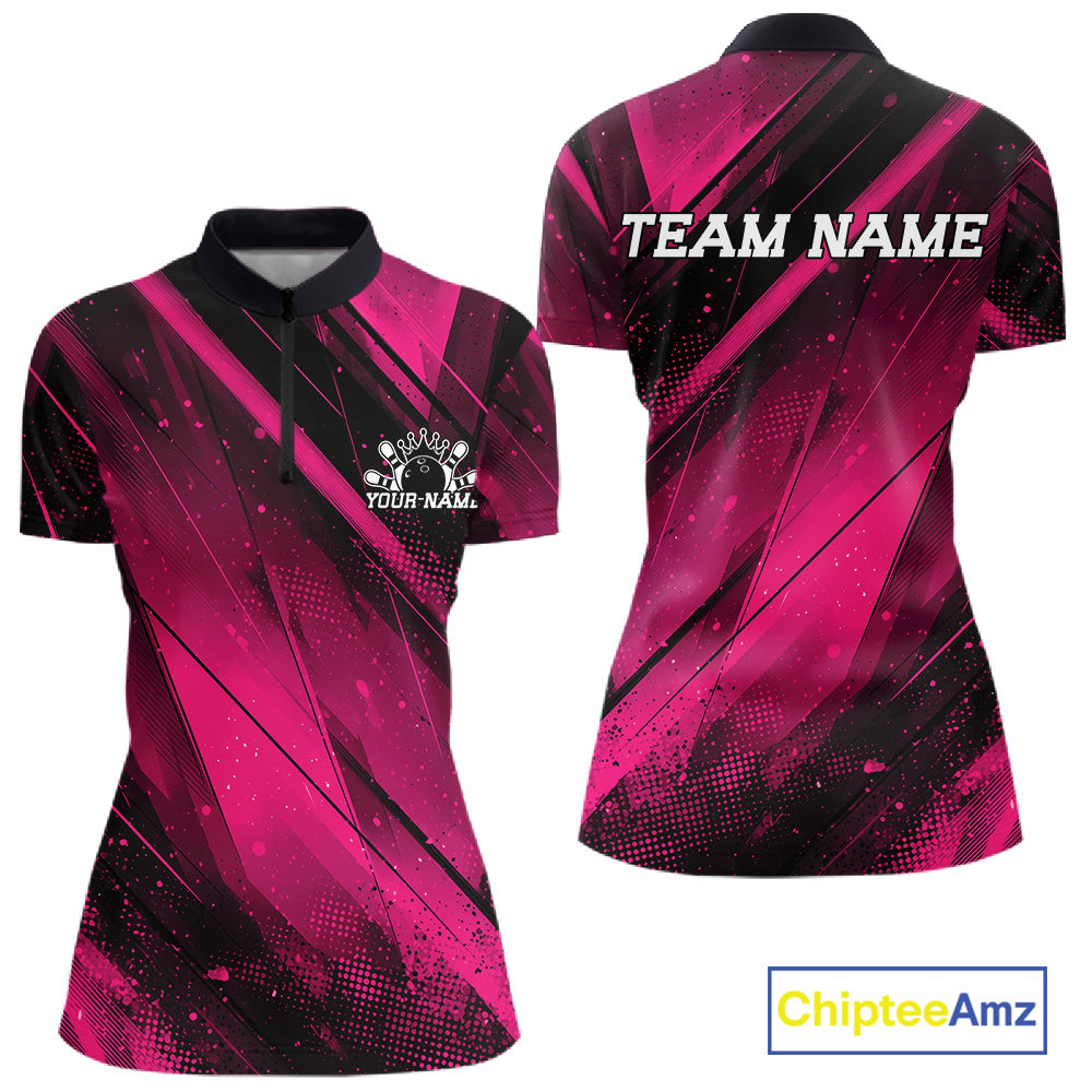 Pink and black sports jersey with 'Team Name' text on a white background, featuring Chiptee Amz branding.