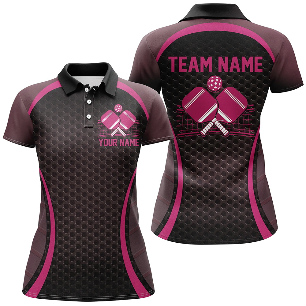 Custom Pink Pickleball Shirts For Women, Women'S Pickleball Outfit Pickleball Team Shirts IPHW7443