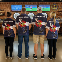 Load image into Gallery viewer, Custom Colorado State Flag Silver Dart Steel Tip Dart Men Polo Shirt, Dart Team Jerseys IPHW10568