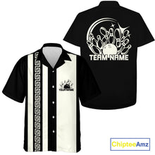 Load image into Gallery viewer, Custom Classic Vintage Bowling Team Shirts, 50S Retro Bowling Button Up ShirtIPHW10868