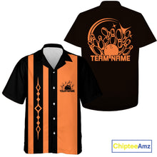 Load image into Gallery viewer, Custom Classic Vintage Bowling Team Shirts, 50S Retro Bowling Button Up Shirt IPHW10876