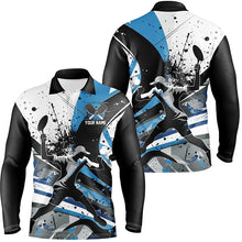 Load image into Gallery viewer, Custom Pickleball Shirts For Men, Men'S Pickleball Outfits Personalized Pickleball Gifts | Blue IPHW6927