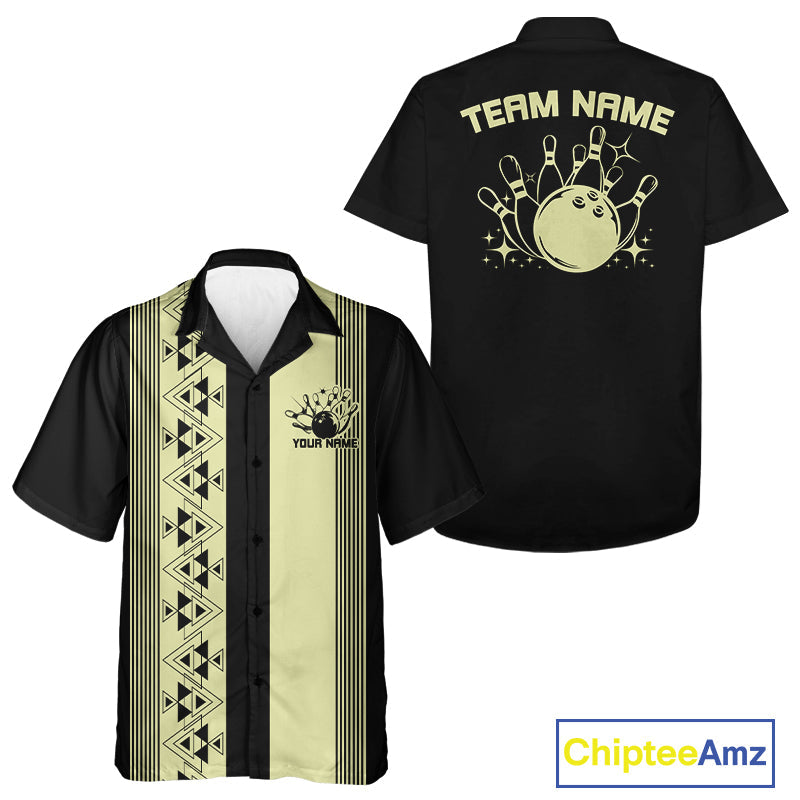 Custom Classic 50S Style Bowling Hawaiian Shirts, Vintage Bowling Team Outfit IPHW10067