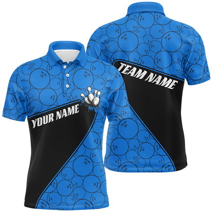 Custom Multi-Color Bowling Ball Pattern Team Shirts For Men And Women And Kids IPHW6563