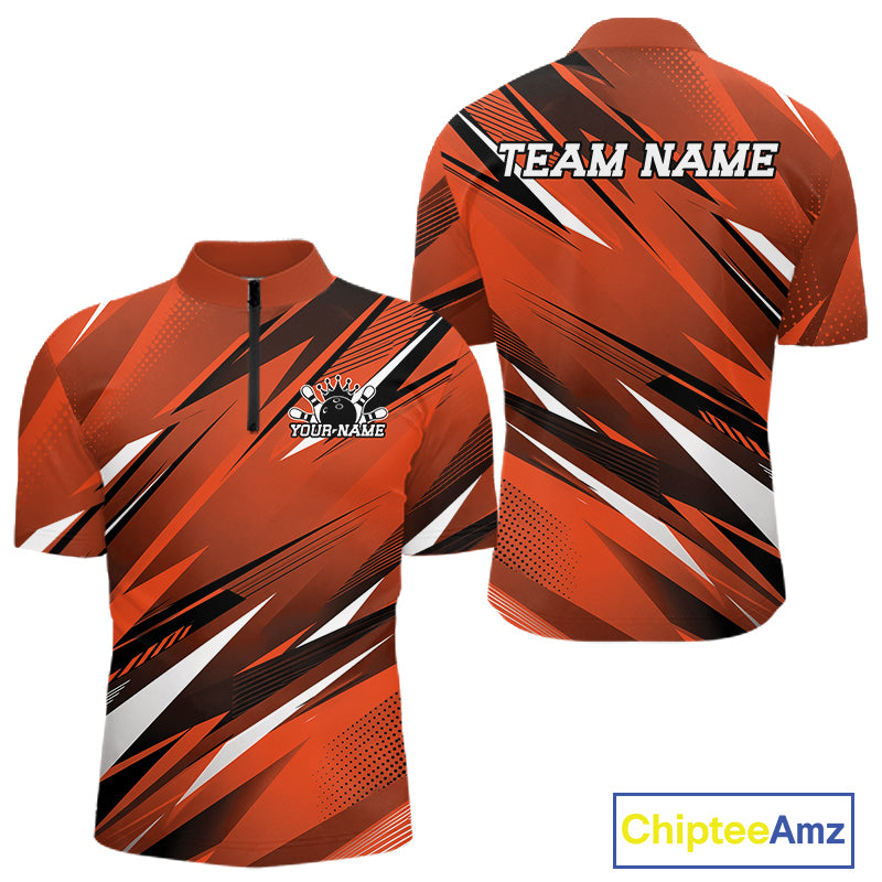 Orange and black sports jersey with 'Team Name' text on a white background, featuring Chiptee Amz branding.
