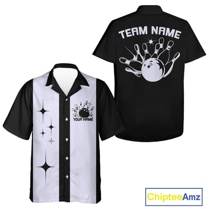 Custom Classic Vintage Bowling Men And Women Shirt, Retro Bowling Team Shirt IPHW10069