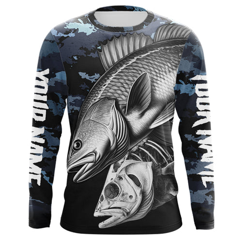 Redfish drum Fishing Fish Reaper Customize Fishing camo UV protection fishing shirts for men, women NQS5916