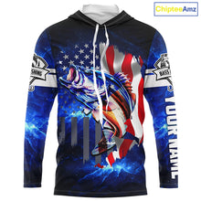 Load image into Gallery viewer, Largemouth Bass Fishing custom UV protection Fishing shirts NQS648