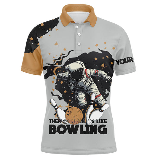 Bowling Astronaut in Space There's nothing like bowling Custom Men Bowling Team Shirts Bowler Outfit NQS8256