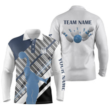 Load image into Gallery viewer, personalized bowling shirt for men – custom name design side view