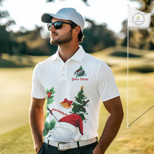 Load image into Gallery viewer, Christmas golf ball clubs Men's polo golf shirts Custom Christmas team golf jerseys NQS10805