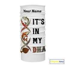 Load image into Gallery viewer, Redfish, Trout, Flounder fishing scales It&#39;s in my DNA Custom TX Slam UV Protection fishing shirts NQS10392