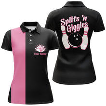 Load image into Gallery viewer, Custom bowling shirt for women – personalized team jersey front view