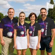 Load image into Gallery viewer, Colorful Panther Golf Polo Shirts For Men Custom Golf attire for men, Personalized team golf gifts NQS11187