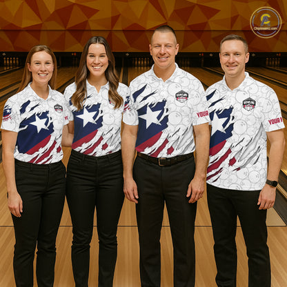 Personalized Texas Flag Camo Bowling Shirts For Men Custom patriotic Texas Bowling Team Jerseys NQS11173
