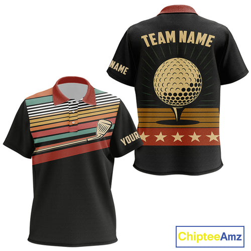 Retro Kids golf polo shirt Custom Vintage Team Golf attire for Kid, Gift For Golfers NQS10568