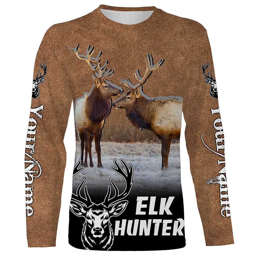 Elk Hunting Custom Name Shirts for Elk Hunters, Best Elk Hunting Gifts for Men FSD4528