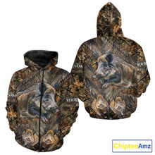 Load image into Gallery viewer, Beautiful Wild Hog Hunting Camouflage 3D All Over Print Shirts Personalized Hunting Gifts NHT147