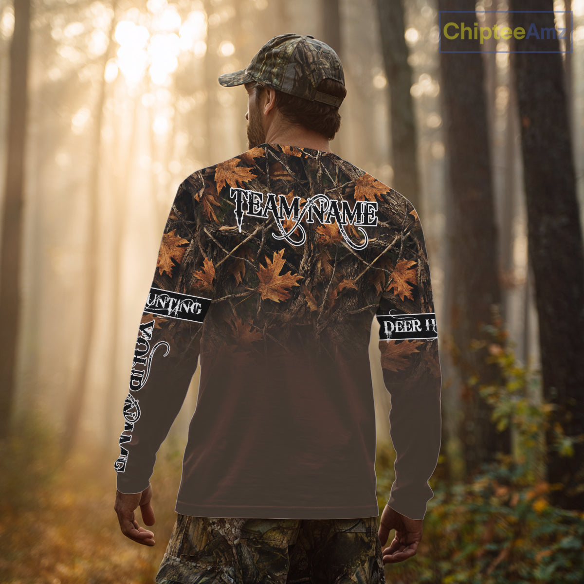 Personalized Brown Deer Hunting Camo Full Printing Shirts, Best Hunting Gifts NHT47