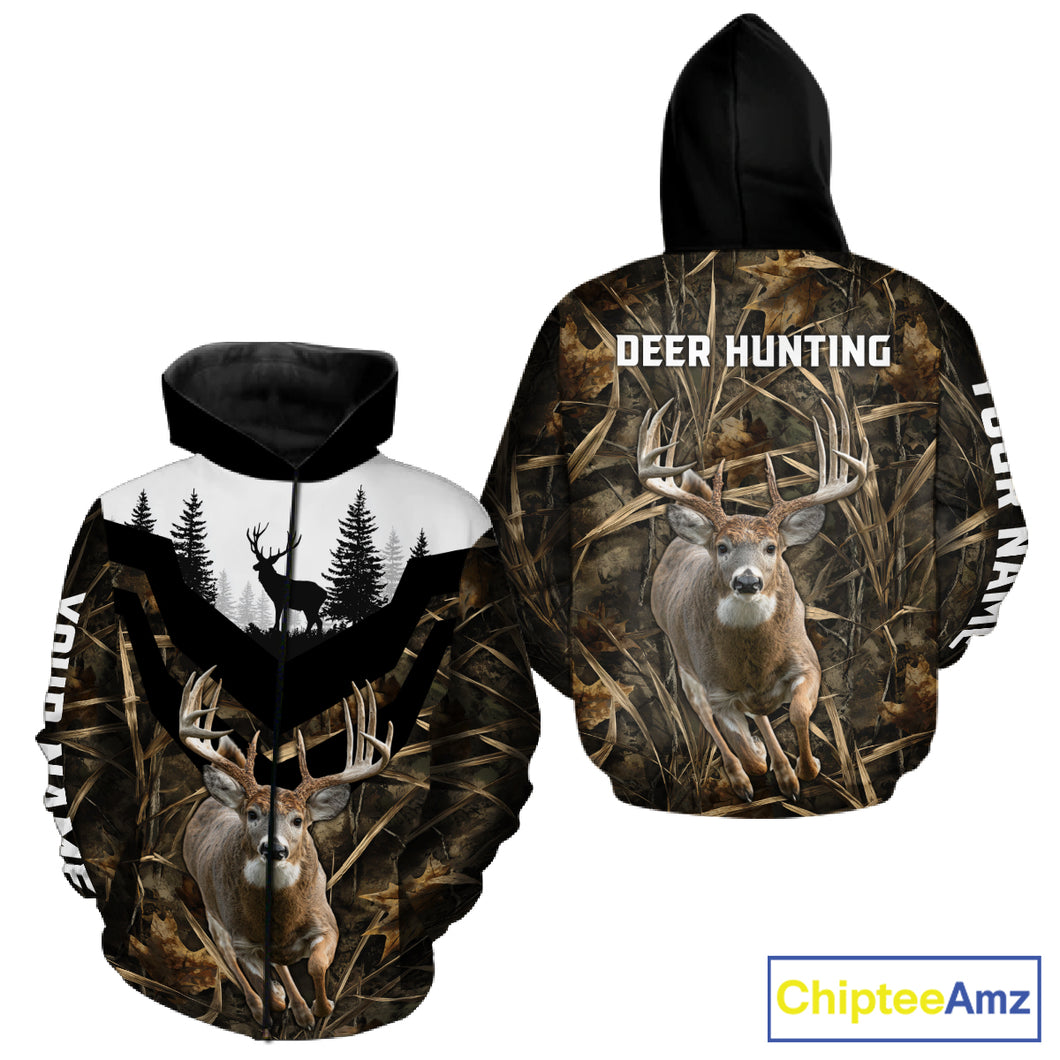 Deer Buck Custom Name 3D All Over Printed Shirts, Deer Hunting Shirt, Hunting Season NHT328