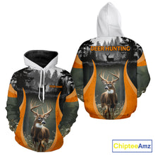 Load image into Gallery viewer, Custom Whitetail Deer Hunting Custom Name Camo Shirt, Deer Hunting Apparel, Hunting Gift NHT265