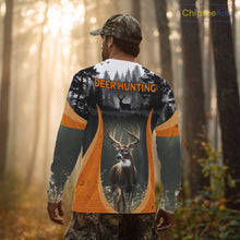 Load image into Gallery viewer, Custom Whitetail Deer Hunting Custom Name Camo Shirt, Deer Hunting Apparel, Hunting Gift NHT265