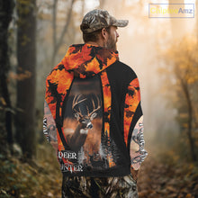Load image into Gallery viewer, Beautiful Deer Hunting Shirt Orange Camo Custom Name Hunting Clothes For Deer Hunters NHT79