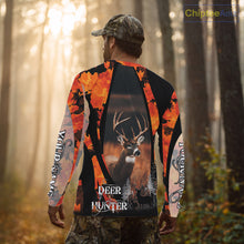 Load image into Gallery viewer, Beautiful Deer Hunting Shirt Orange Camo Custom Name Hunting Clothes For Deer Hunters NHT79
