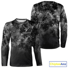 Load image into Gallery viewer, Best Deer Hunting Shirt Black Camouflage Custom Name 3D All Over Printed Shirts Hunting Gift NHT83