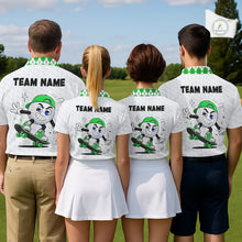 Load image into Gallery viewer, Womens Golf Polo Shirt Argyle Pattern Golf Shirts For Womens Funny Golf Ball Shirt Gifts|Green NHT863