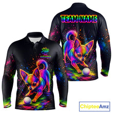 Load image into Gallery viewer, Personalized Chihuahua Playing Golf Button Down Shirt - Custom Dog Lover Team Jersey
