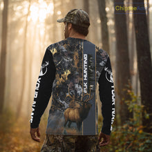 Load image into Gallery viewer, Best Elk Hunting Camouflage Shirts for Elk Hunters, Personalized Hunting Shirts, Hunting Gifts NHT100