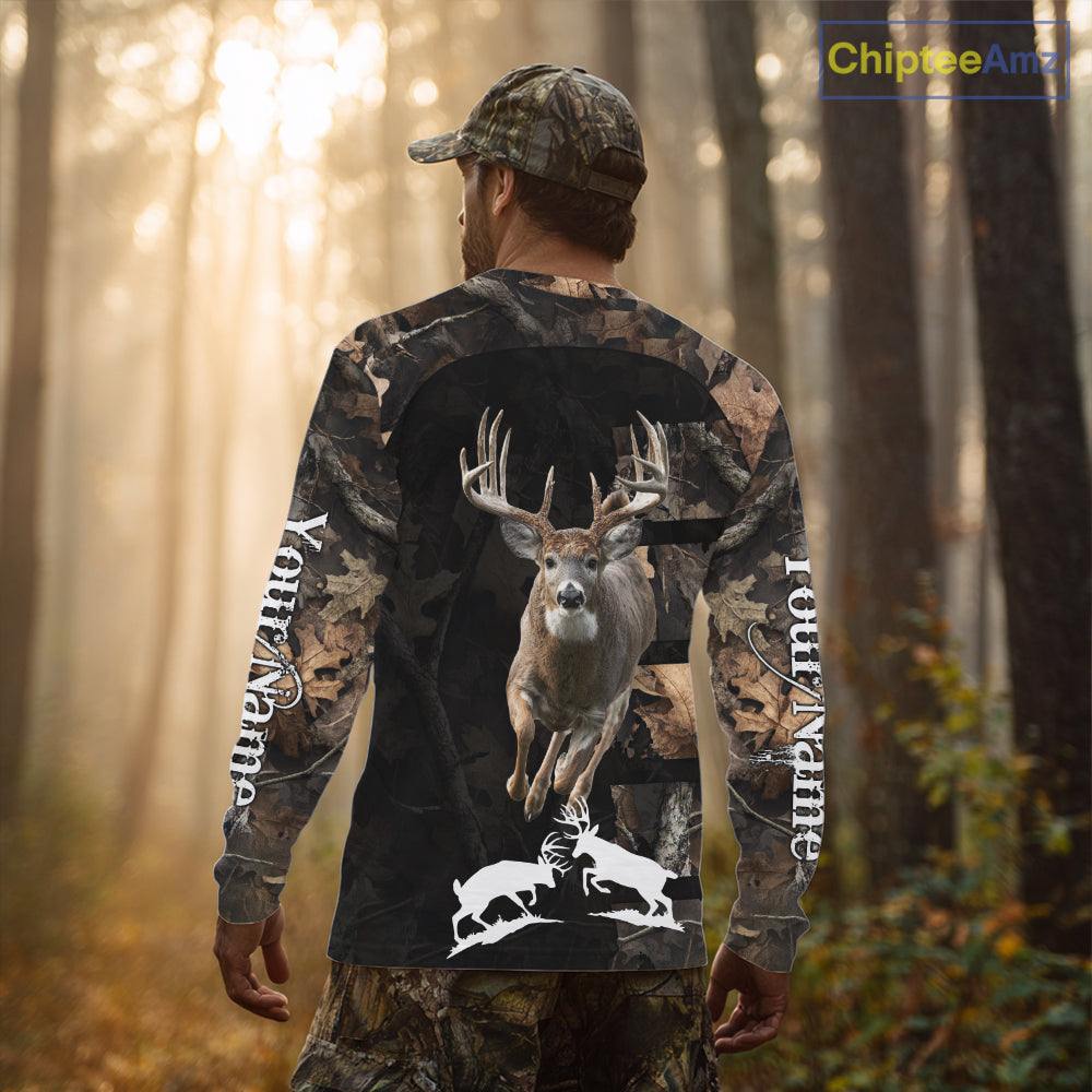 Whitetail Deer Hunting 3D All Over Printed Hoodie, Sweatshirt Hunting for Deer Hunter NHT338