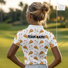 Load image into Gallery viewer, Funny Pizza Pattern Golf Shirt Women's Polo Shirts, Best Golf Polo Golf Shirt For Team NHT777