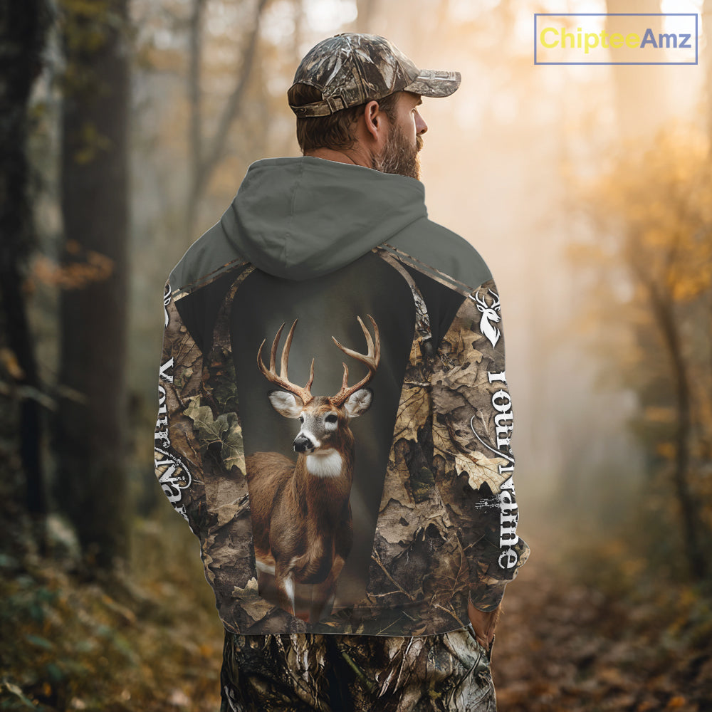 Customized Name Deer Hunting Unisex 3D All Over Printed For Men, Best Hunting Clothes NHT313