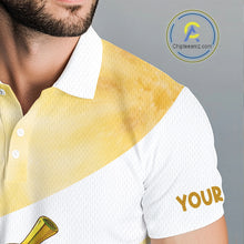 Load image into Gallery viewer, Funny Banana Golf Polo Shirt Custom Name – Cute Banana Golfer Golf Polo For Men NHT1073