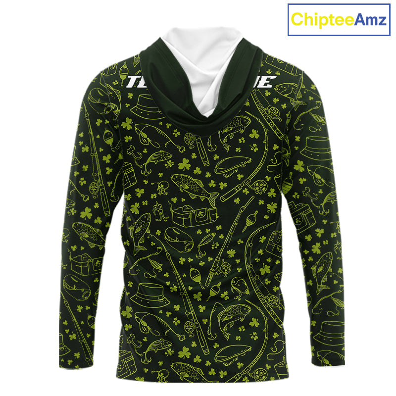 Fishing Shirt Long Sleeve, Patrick Day Fishing Jersey Personalized Name, Team Name NHT426