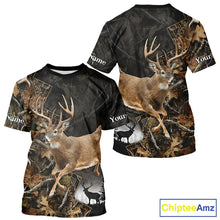 Load image into Gallery viewer, Customized Name Whitetail Deer Hunting Jump Shirt, Gift for Hunters – NHT315