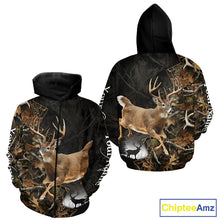 Load image into Gallery viewer, Customized Name Whitetail Deer Hunting Jump Shirt, Gift for Hunters – NHT315