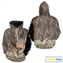 Load image into Gallery viewer, Best Mallard Duck Hunting Shirts, Customized Name All Over Print Shirts For Hunters NHT272