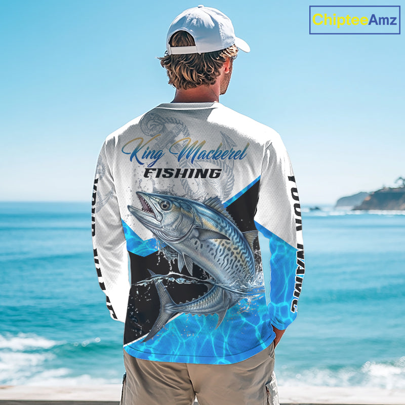 Custom Tuna Saltwater Fishing Shirts Long Sleeve Designed For Deep Sea Anglers NHT1359