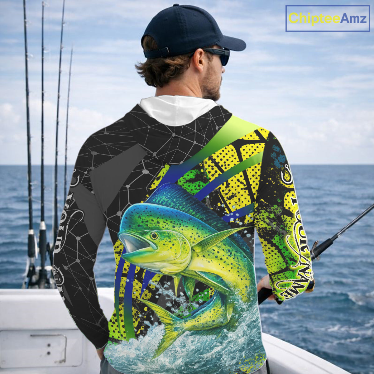 Personalized Mahi Mahi Fishing Jerseys 3D Long Sleeve Shirt, Fishing Gift  NHT402