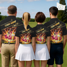 Load image into Gallery viewer, Funny Flamingo Womens Golf Polo Shirts Custom Golf And Beer Golf Apparel For Golfer NHT900