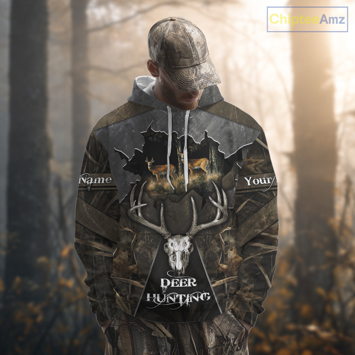 Best Deer Hunting Clothing Camo Deer Hunting Shirt, Custom Name For Hunter NHT359