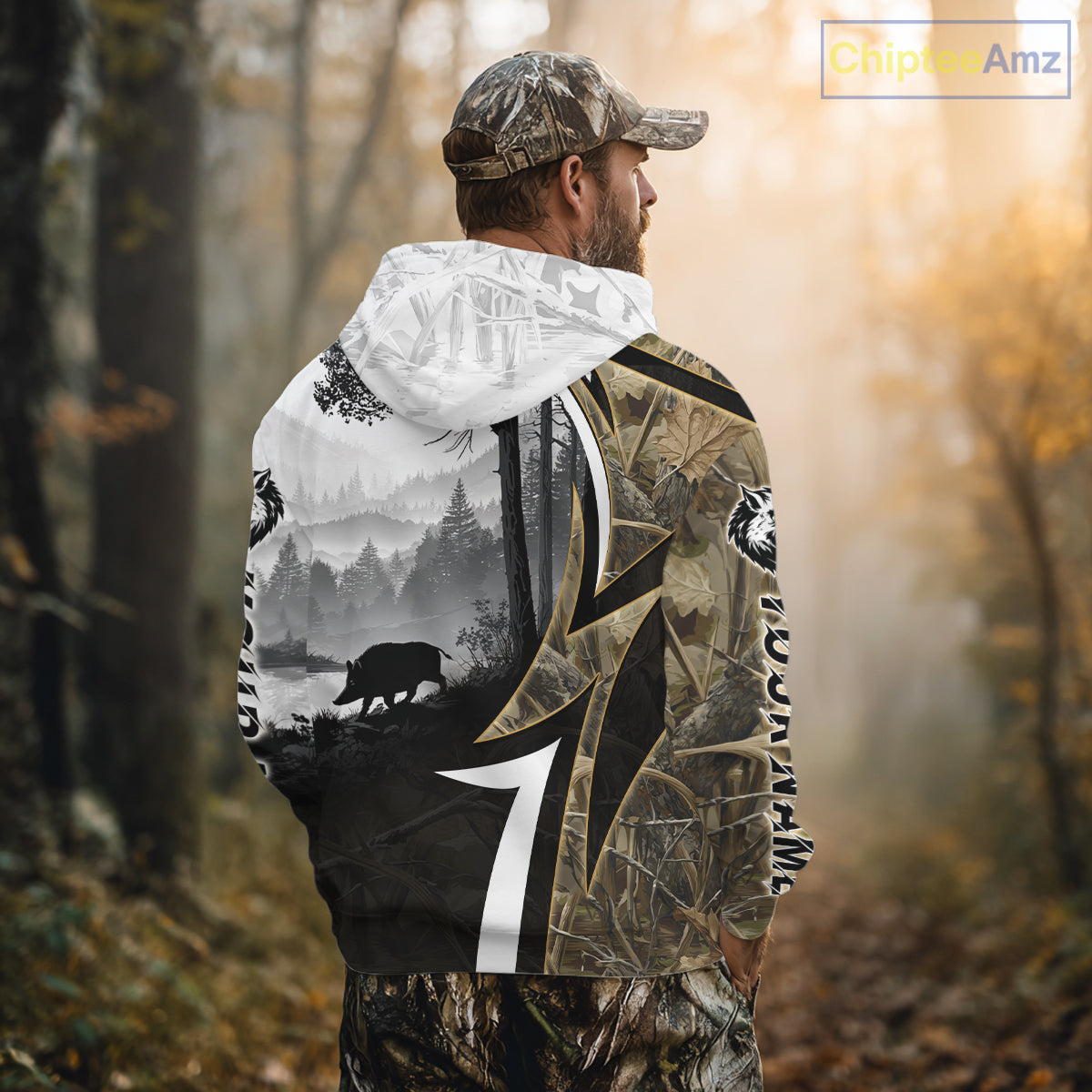 Personalized Wild Hog Hunting Camo Full Printing Shirts, Boar Hunting Shirt NHT319