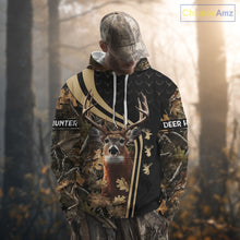 Load image into Gallery viewer, Custom Camo Forest 3D Animal Deer Hunting Shirt Best Hunting Clothes For Season NHT98