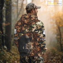 Load image into Gallery viewer, Personalized Name Boar Hunting Camouflage 3D All Over Printed Shirt, Boar Hunting Shirt NHT101